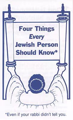 Four Things Every Jew Should Know (NKJV)